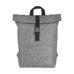Vue Nolan Felt RPET sac à dos de couleur gris| Krokrodeal
