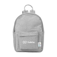 Vue Wolkat Agadir Recycled Textile Backpack sac à dos de couleur gris| Krokrodeal