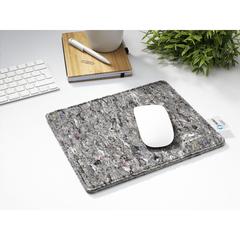 Vue Wolkat Tanger Recycled Textile Mousepad tapis de souris de couleur gris| Krokrodeal