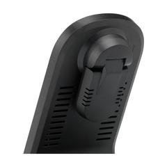 Vue Triple-Up RCS Recycled ABS Wireless Charger Stand de couleur noir| Krokrodeal