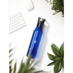 Vue Sava GRS RPET Bottle 720 ml bouteille de couleur bleu| Krokrodeal