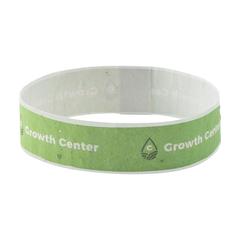 Vue Seed Paper Festival Wristband sangle de couleur blanc| Krokrodeal