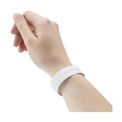 Vue Seed Paper Festival Wristband sangle de couleur blanc| Krokrodeal