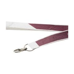 Vue Seed Paper Lanyard 2 cm tour de cou de couleur blanc| Krokrodeal