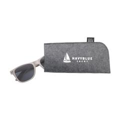 Vue Feltro RPET Pouch étui à lunettes de couleur gris| Krokrodeal