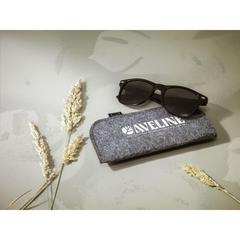 Vue Feltro RPET Pouch étui à lunettes de couleur gris| Krokrodeal