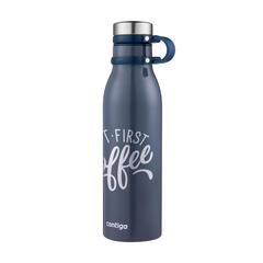 Vue Contigo® Matterhorn Metallic 590 ml bouteille de couleur bleu| Krokrodeal