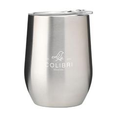 Vue Huevo RCS Recycled Steel Cup 350 ml gobelet thermos de couleur gris| Krokrodeal