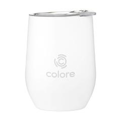 Vue Huevo RCS Recycled Steel Cup 350 ml gobelet thermos de couleur blanc| Krokrodeal