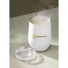 Vue Huevo RCS Recycled Steel Cup 350 ml gobelet thermos de couleur blanc| Krokrodeal