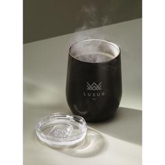 Vue Huevo RCS Recycled Steel Cup 350 ml gobelet thermos de couleur noir| Krokrodeal