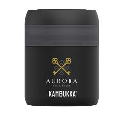 Vue Kambukka® Bora 600 ml contenant de nourriture de couleur noir| Krokrodeal