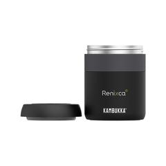 Vue Kambukka® Bora 600 ml contenant de nourriture de couleur noir| Krokrodeal