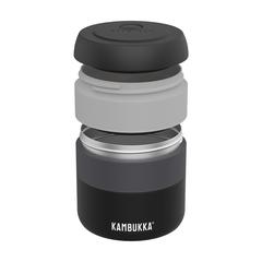 Vue Kambukka® Bora 600 ml contenant de nourriture de couleur noir| Krokrodeal