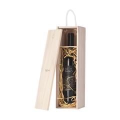 Vue WineWood boîte à vin de couleur marron| Krokrodeal