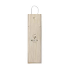 Vue WineWood boîte à vin de couleur marron| Krokrodeal