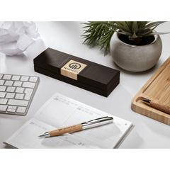 Vue Bamboo Pen Set stylo de couleur noir| Krokrodeal