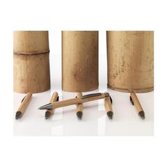 Vue Sento Bamboo stylo de couleur marron| Krokrodeal