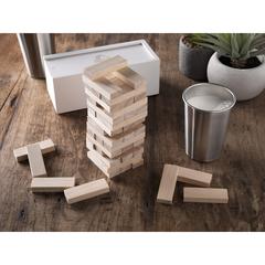 Vue Tower Game Deluxe jeu de couleur marron| Krokrodeal