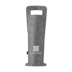 Vue Wine Bag-to-Give RPET sac à vin de couleur gris| Krokrodeal
