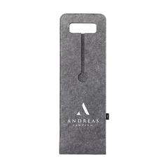 Vue Wine Bag-to-Give RPET sac à vin de couleur gris| Krokrodeal