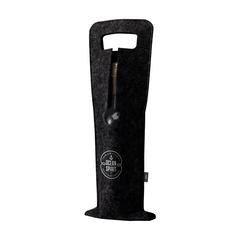 Vue Wine Bag-to-Give RPET sac à vin de couleur noir| Krokrodeal