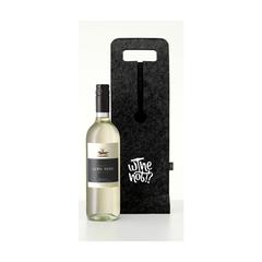 Vue Wine Bag-to-Give RPET sac à vin de couleur noir| Krokrodeal
