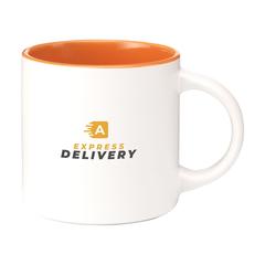 Vue Coppa Mug 330 ml de couleur orange| Krokrodeal