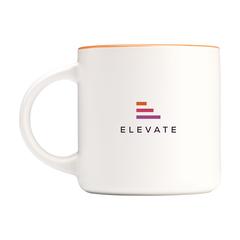 Vue Coppa Mug 330 ml de couleur orange| Krokrodeal