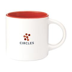 Vue Coppa Mug 330 ml de couleur rouge| Krokrodeal