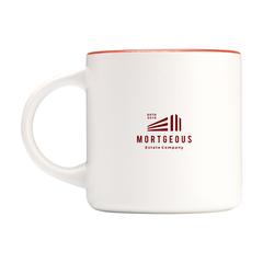 Vue Coppa Mug 330 ml de couleur rouge| Krokrodeal