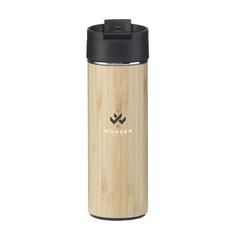Vue Sakura 360 ml thermos en bambou de couleur marron| Krokrodeal