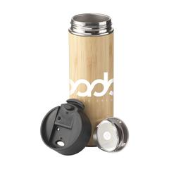 Vue Sakura 360 ml thermos en bambou de couleur marron| Krokrodeal