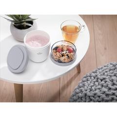 Vue Mepal Lunchpot Ellipse contenant de nourriture de couleur blanc| Krokrodeal