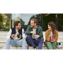 Vue Mepal Lunchpot Ellipse contenant de nourriture de couleur noir| Krokrodeal