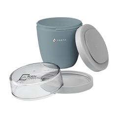 Vue Mepal Lunchpot Ellipse contenant de nourriture de couleur vert| Krokrodeal