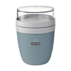 Vue Mepal Lunchpot Ellipse contenant de nourriture de couleur vert| Krokrodeal