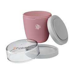 Vue Mepal Lunchpot Ellipse contenant de nourriture de couleur rose| Krokrodeal