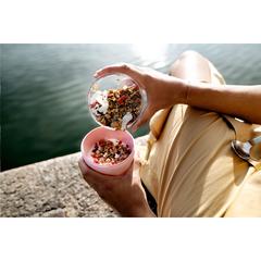 Vue Mepal Lunchpot Ellipse contenant de nourriture de couleur rose| Krokrodeal
