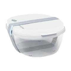 Vue Mepal Saladbox Ellipse boîte à salade de couleur blanc| Krokrodeal