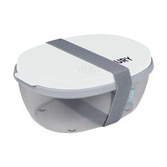 Vue Mepal Saladbox Ellipse boîte à salade de couleur blanc| Krokrodeal