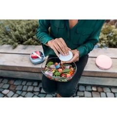 Vue Mepal Saladbox Ellipse boîte à salade de couleur blanc| Krokrodeal