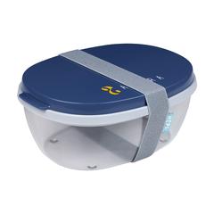Vue Mepal Saladbox Ellipse boîte à salade de couleur bleu| Krokrodeal