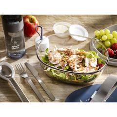 Vue Mepal Saladbox Ellipse boîte à salade de couleur bleu| Krokrodeal