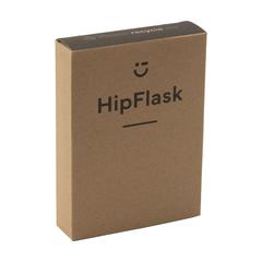 Vue Hipflask Bamboo 200 ml gourde de couleur marron| Krokrodeal