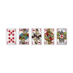 Vue Dutch Playing Cards jeu de cartes de couleur -| Krokrodeal
