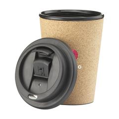 Vue Attea Cork 350 ml mug de couleur beige| Krokrodeal