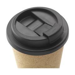 Vue Attea Cork 350 ml mug de couleur beige| Krokrodeal
