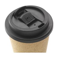 Vue Attea Cork 350 ml mug de couleur beige| Krokrodeal