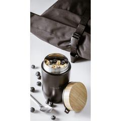 Vue Java Foodcontainer 500 ml contenant de nourriture de couleur noir| Krokrodeal